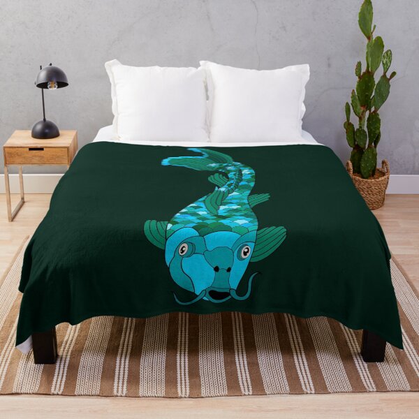 Aperçu de l'œuvre Poisson Koi bleu et vert créée et vendue par Lady-Lilac.