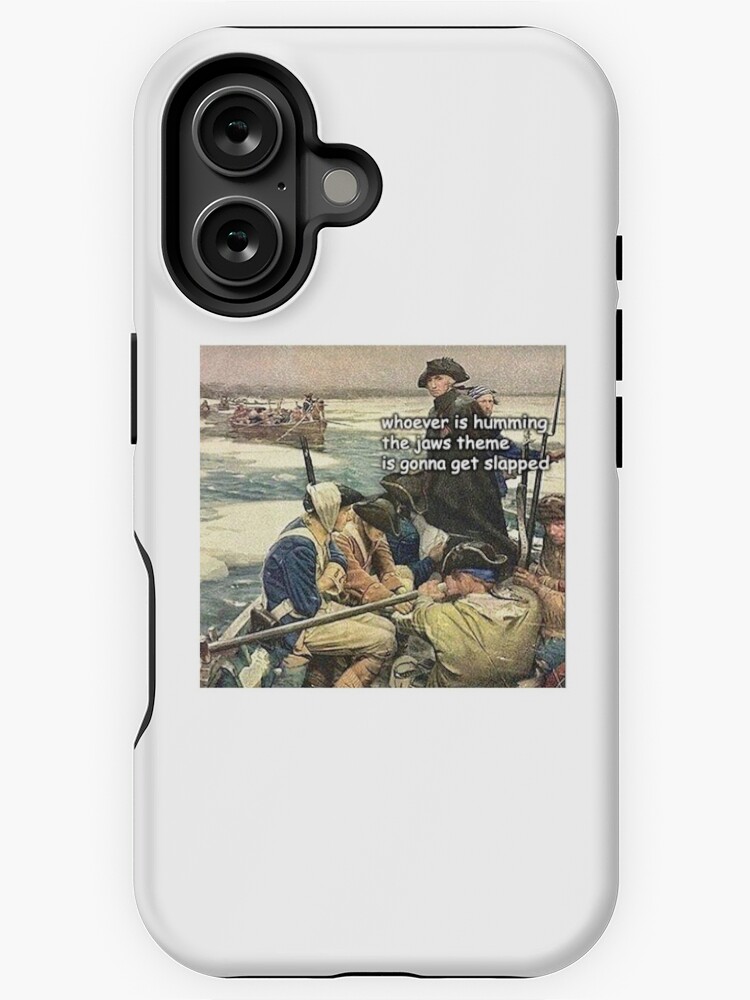 Thumbnail 1 of 4, iPhone Case, History Jaws Meme Funny designed and sold by Mostlyordinary.