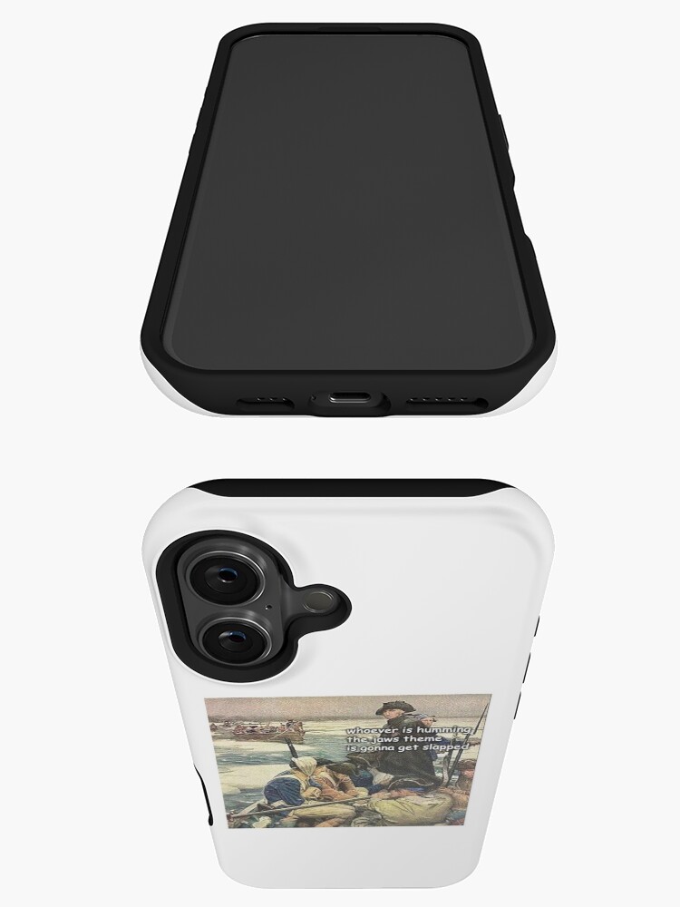 Thumbnail 3 of 4, iPhone Case, History Jaws Meme Funny designed and sold by Mostlyordinary.