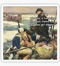 Pegatina Historia Jaws Meme Funny