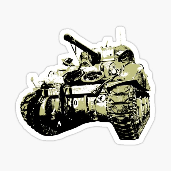 Tank M4 Sherman Sticker