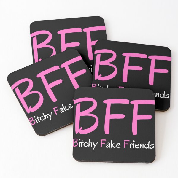 Item preview, BFF Bitchy Fake Friends (Pink & White) Classic . designed and sold by hakeneckusni.
