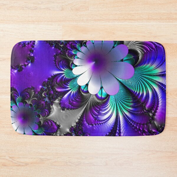 Item preview, Violet Wonder | Swirling Floral Fractal | High Vibrational | Fractal Art designed and sold by JillyJ05.