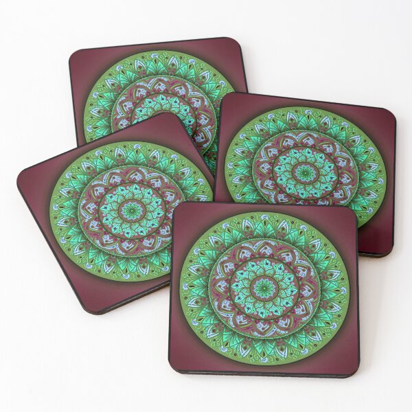 Item preview, Mandala neon botanical designed and sold by angeldecuir.