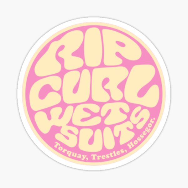 Printed Vinyl Tiki Surfer Rip Curl - Stickers Rip Curl Logo Png,Ripcurl  Logo - free transparent png images 