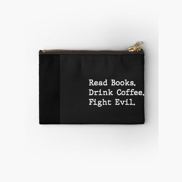 Item preview, Read Books. Drink Coffee. Fight Evil. Funny Reading  designed and sold by saganmnshaftox.