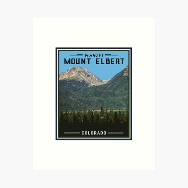 3 Ft Mount Elbert 14er Metal Wall Art Colorado Fourteener Mountains Mt.  Hiking Climbing Rustic Home Decor Outdoors Peaks Scenery Artwork 