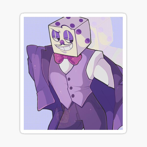 King Dice Sticker for Sale by ReeArt