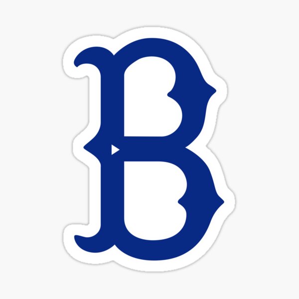 Brooklyn Dodgers Sticker Metal Print for Sale by alaree8