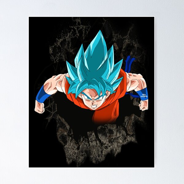 Goku Saiyan Blue Dragon Ball Z Essential  Sticker for Sale by posikbisawin