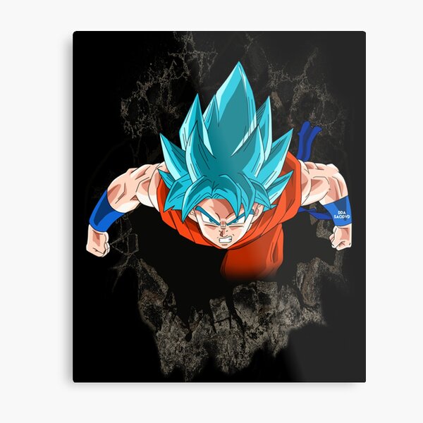 Goku SSJ Blue Bomb Poster for Sale by Aristote