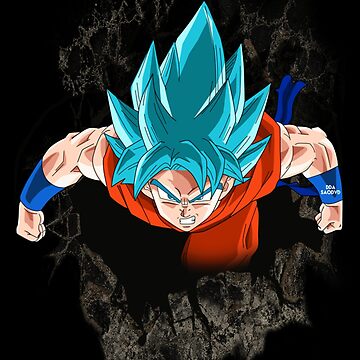 Goku Saiyan Blue Dragon Ball Z Essential  Sticker for Sale by posikbisawin