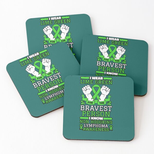Item preview,  Lymphoma Raised Fists Lymphocytes Green Ribbon designed and sold by icecoconut.