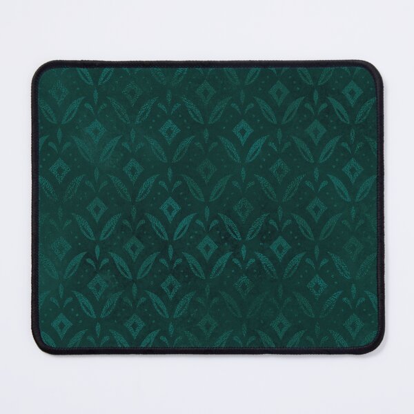 Item preview, Teal Art Deco Pattern, elegant teal faux metallic and velvet luxury designed and sold by Orianah.