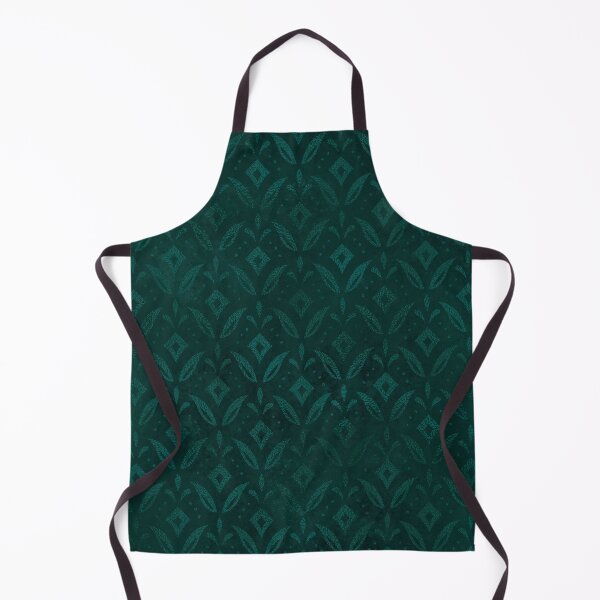 Item preview, Teal Art Deco Pattern, elegant teal faux metallic and velvet luxury designed and sold by Orianah.