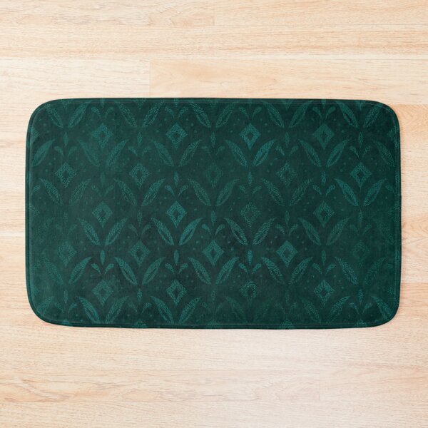 Item preview, Teal Art Deco Pattern, elegant teal faux metallic and velvet luxury designed and sold by Orianah.