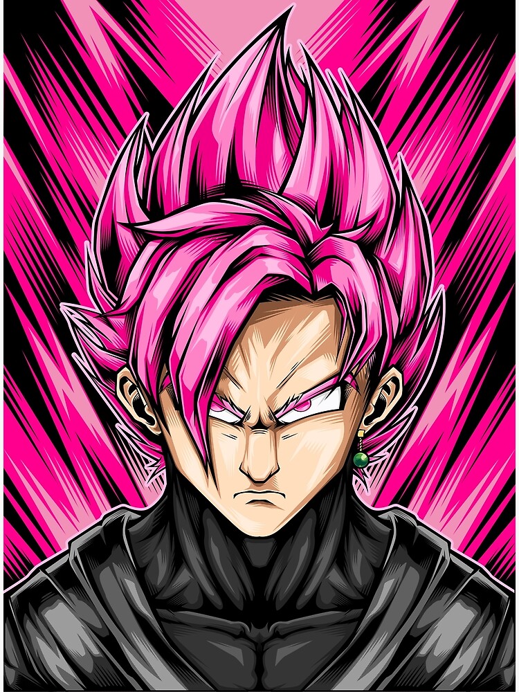 Goku Black Rose Digital Art by Anime WonderWorld - Pixels