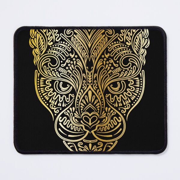 Item preview, jaguar gold aztec designed and sold by cat poe.