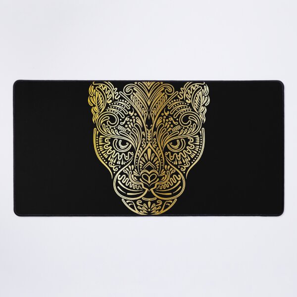 Item preview, jaguar gold aztec designed and sold by cat poe.