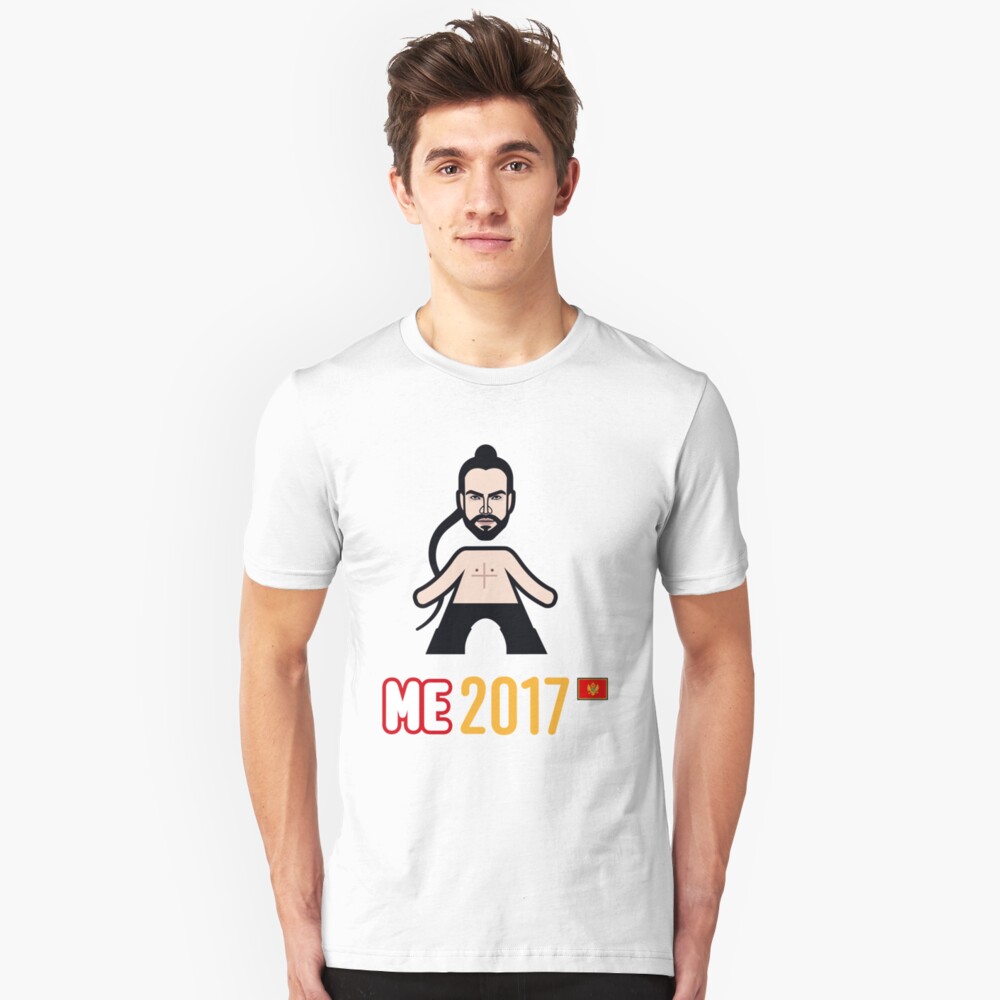 Montenegro 2017 Slim Fit T-Shirt