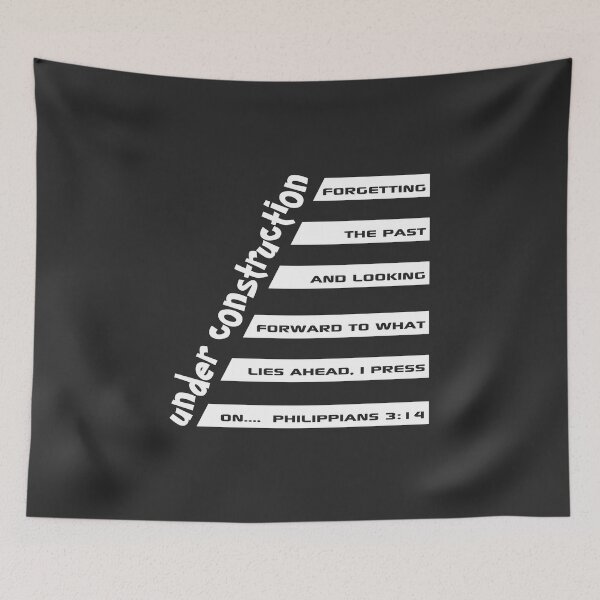 Item preview, Christian Design - Under Construction - Philippians 4:13 designed and sold by simplydesignart.