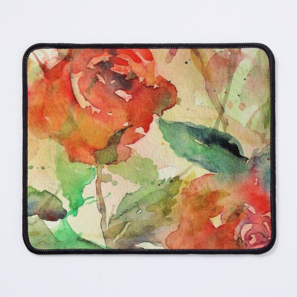 Item preview, Abstract Watercolor Red Roses designed and sold by RachLuna.