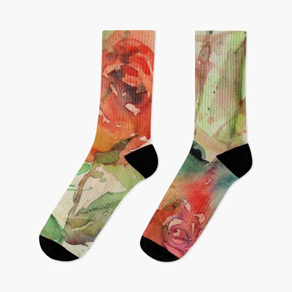 Item preview, Abstract Watercolor Red Roses designed and sold by RachLuna.