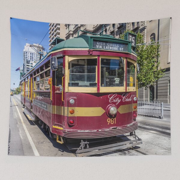 Item preview, City Circle Tram on Spring Street, Melbourne, Victoria, Australia designed and sold by Kevin Hellon.