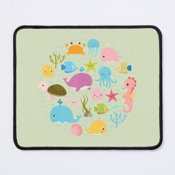 Item preview, Sea Animal Cute Ocean With Fish For designed and sold by queencrown.