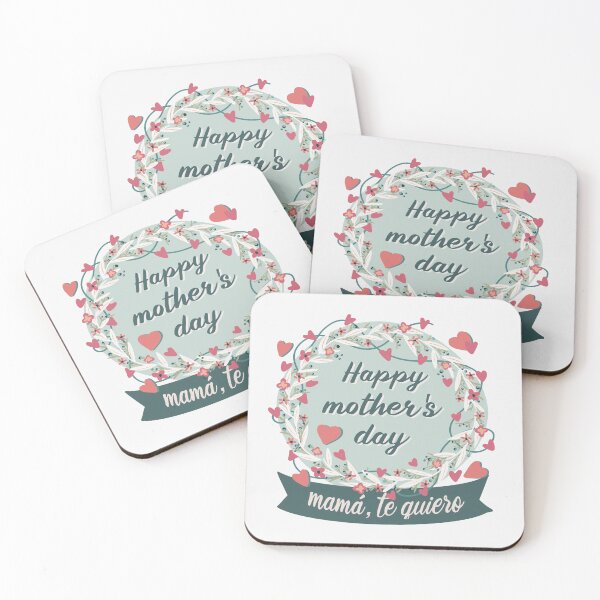 Item preview, Happy Mothers Day With Love and Flowers Spanish 2023 designed and sold by JooArtPrints  ★★★★★.