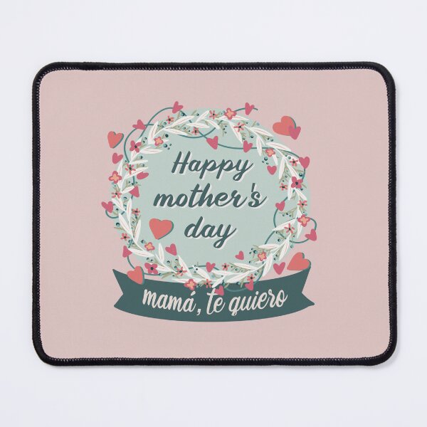 Item preview, Happy Mothers Day With Love and Flowers Spanish 2023 designed and sold by JooArtPrints  ★★★★★.