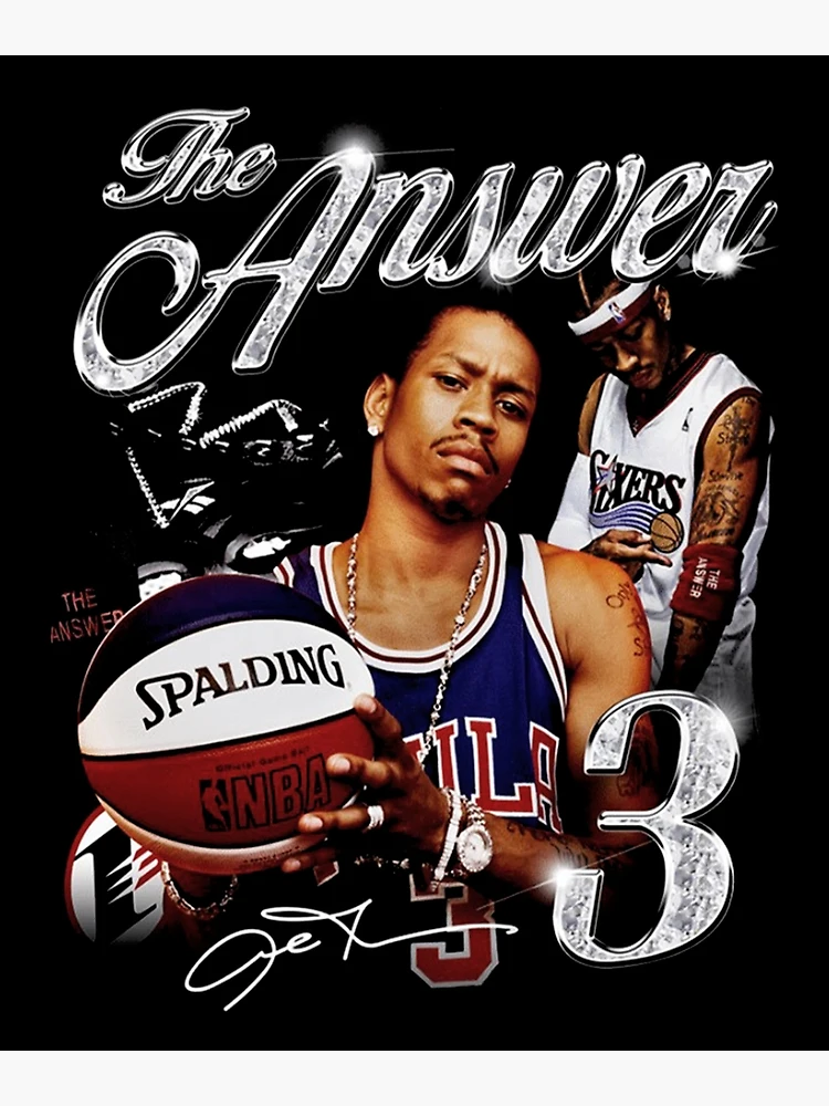 Allen Iverson Vintage Basketball Player Essential T-Shirt for Sale by  MercadoUS