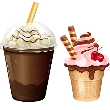 Artwork thumbnail, Ice Cream Types by RMelissart