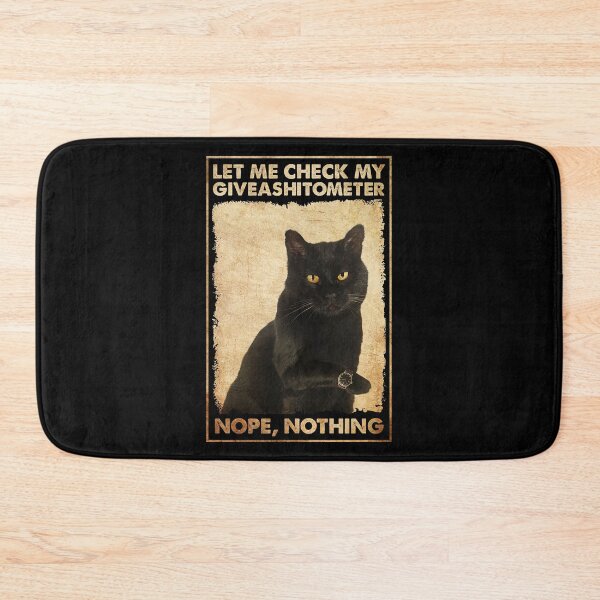 Item preview, The Black Cat Wristwatch Let Me Check My Giveashitometer designed and sold by Tommy Joyce.
