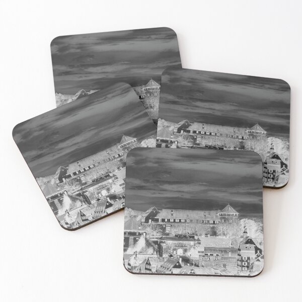 Item preview, elegant city view of Tübingen, castle skyline, Baden Württemberg designed and sold by Mauswohn.