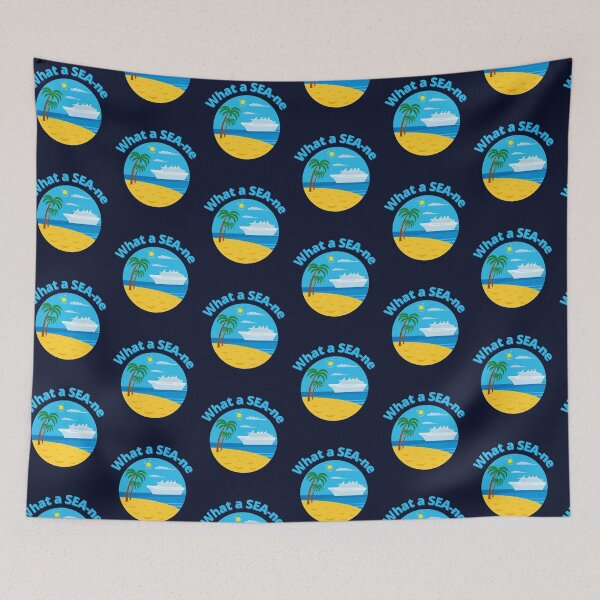 Item preview, Beach Sea and Ship Pun designed and sold by Life Is Beautiful.