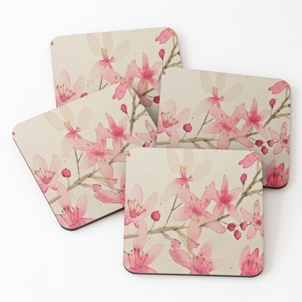 Item preview, Abstract Watercolor Cherry Blossoms designed and sold by RachLuna.
