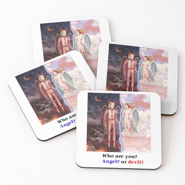 Item preview, Who are you? Angel? or the devil? designed and sold by mostheristore.