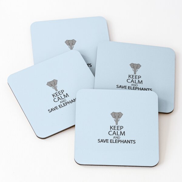 Item preview, Keep calm and save elephants Sticker designed and sold by AljoschaKrop.