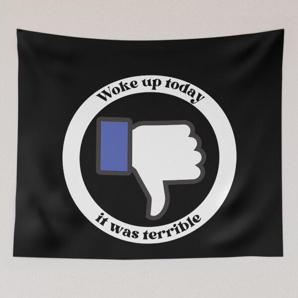 Item preview, Woke Up Today It Was Terrible - Funny Sayings And Quotes - Dislike designed and sold by Sonatablue.