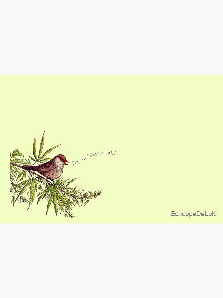 My favorite season is the fall of Patriarchy – Feminist bird by EchoppeDeLoki