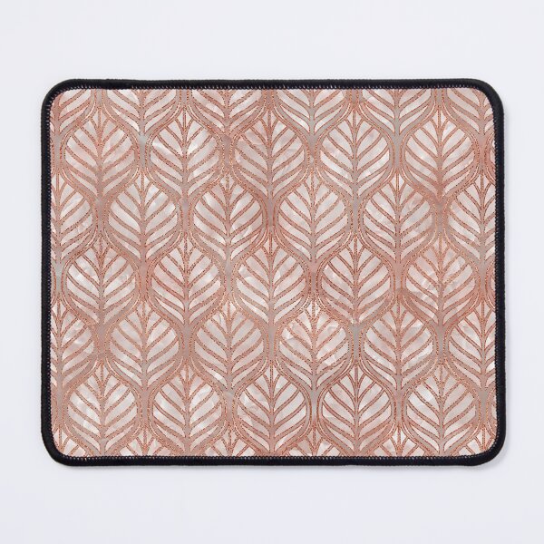 Item preview, Elegant rose gold and stone art deco pattern, faux metallic and stone elegance designed and sold by Orianah.