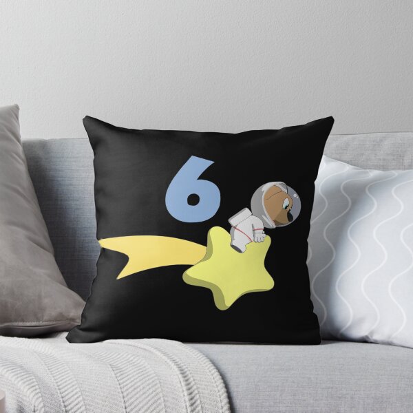 Item preview, Space Puppy On The Shooting Star - 6 Years Old 6th Birthday designed and sold by onicon.