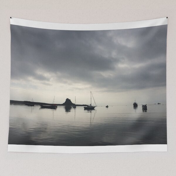 Item preview, Holy Island Harbour and Castle designed and sold by Lindisfarne Scriptorium.
