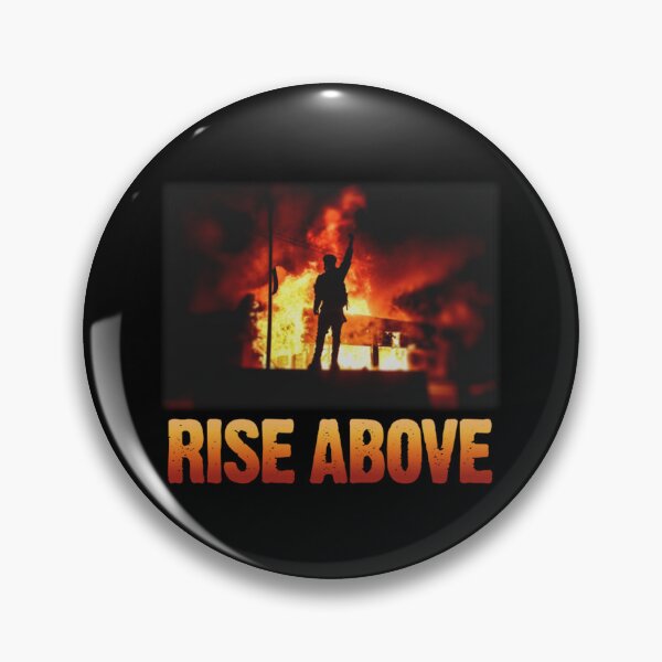 Item preview, Rise Above Sticker designed and sold by rikazr6sr1.