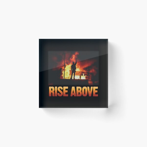 Item preview, Rise Above Sticker designed and sold by rikazr6sr1.