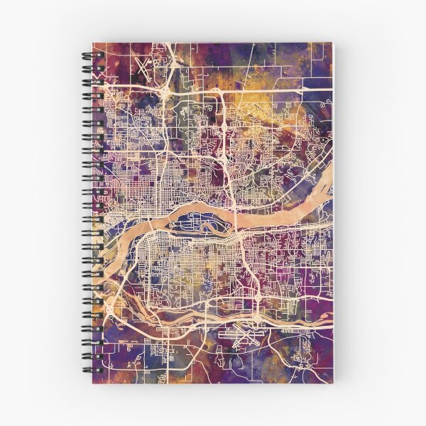 Item preview, Quad Cities Street Map designed and sold by ArtPrints.