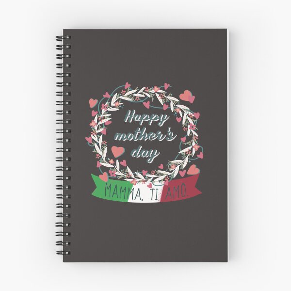 Item preview, Happy Mothers Day With Love and Flowers Italian 2023 designed and sold by JooArtPrints  ★★★★★.