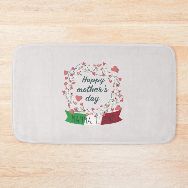 Item preview, Happy Mothers Day With Love and Flowers Italian 2023 designed and sold by JooArtPrints ★★★★★.
