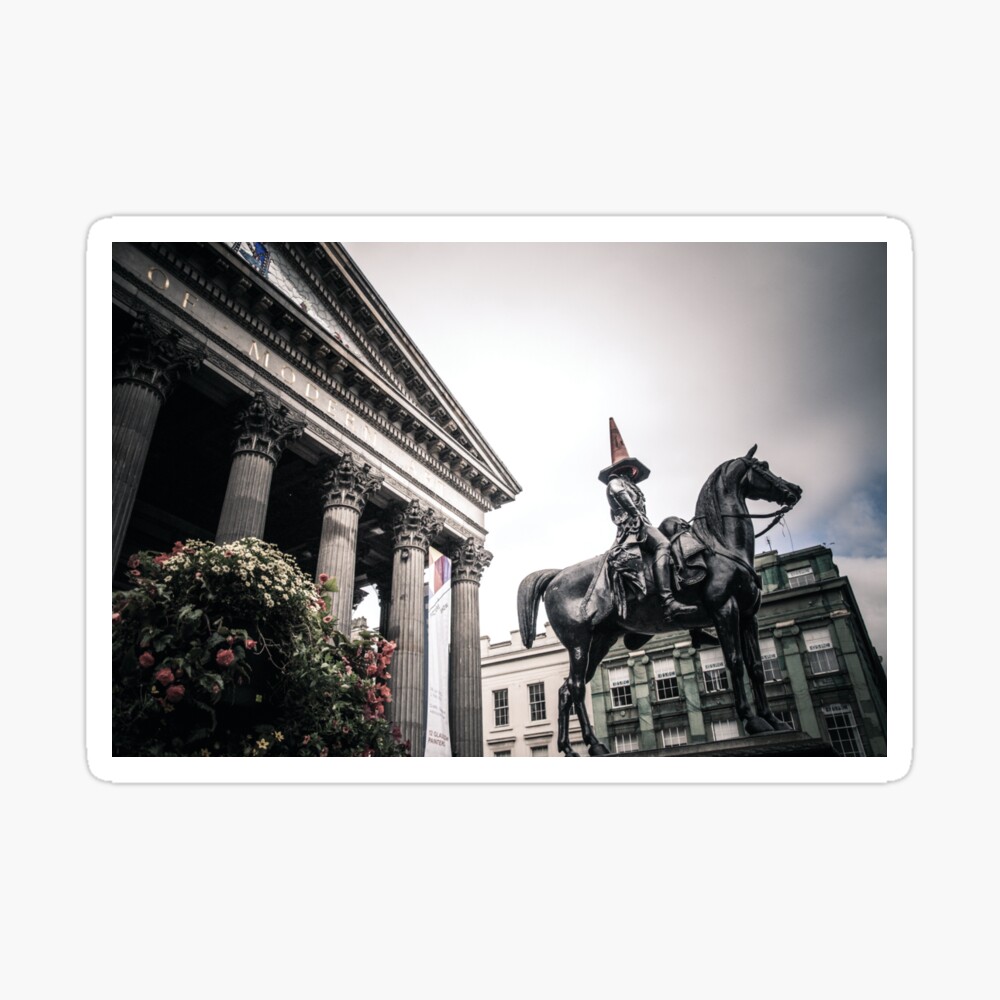 Duke Of Wellington Glasgow Cone Modern Contemporary Painting Print